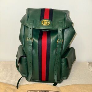 Gucci Ophidia All Leather Backpack